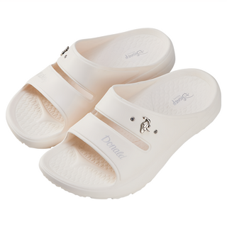 BORUI 柏睿鞋業 米奇唐老鴨造型休閒拖鞋, 米奇唐老鴨 白色, 40