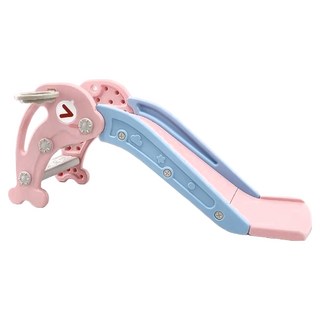 小海豚溜滑梯, 粉色 + 藍色, 1個, 122X35X53