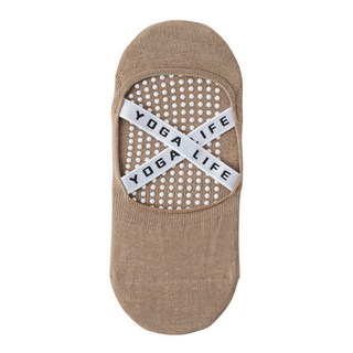 NicoFun 愛定做 交叉彈力帶止滑襪 女襪 夏薄款 FYK24YOGA02 瑜珈襪