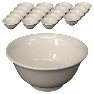 TATUNG 大同磁器 小湯碗 陶瓷湯碗套裝, 白色, 20個