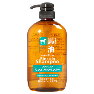 KUMANO 熊野油脂 馬油無矽靈二合一洗髮精, 600ml, 1瓶