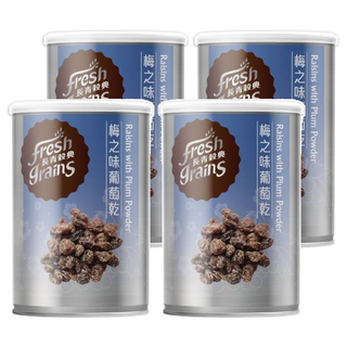 長青穀典 梅之味葡萄乾，幫助維持消化道機能, 110g, 4罐