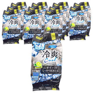 Life-do.Plus 超爽快濕紙巾身體用 30片 柑橘香, 30張, 12包