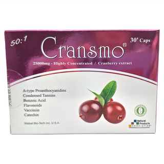 Cransmo 樂舒美膠囊, 美國製造 蔓越莓, 30顆, 600mg, 1盒