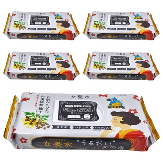 AZZEEN 芝研 女憂水 柚子潤澤修護面膜 Set 5包, 28片