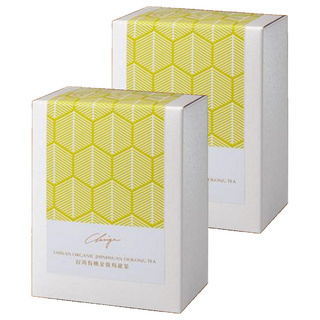 Ching-E 瀞 台灣有機金萱烏龍茶 甘醇生津 持久濃郁回甘 口感渾厚茶湯、喉韻十足, 2.5g, 5包, 2盒