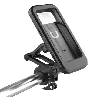 自行車防水手機殼支架, ABS、PVC、尼龍加纖, 1個