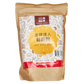 德麥食品 金牌達人鬆餅粉, 1kg, 1包