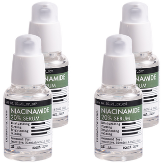 DermaFactory 菸鹼醯胺20%精華, 4瓶, 30ml