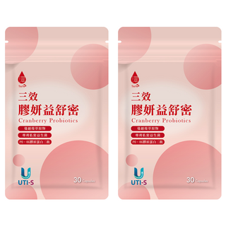 Tsuie 日濢 三效膠妍益舒密膠囊, 蔓越莓萃取物 專利私密益生菌 P0+OG膠原蛋白二肽, 30顆, 1.5g, 2包