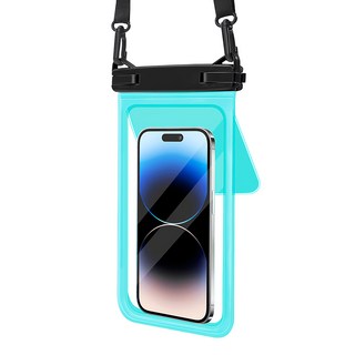 OMG 雙倉手機防水袋 7.5英吋, 青綠色, 1個