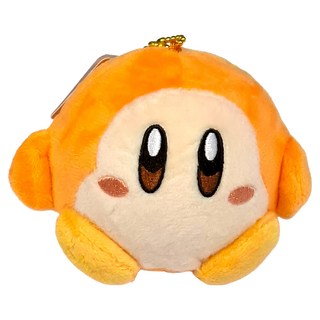 星之卡比 瓦豆魯迪星星方塊玩偶吊飾, 1個, 12cm, 米色 + 黃色