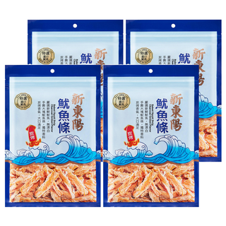 新東陽 魷魚條, 炭燒風味, 80g, 4包