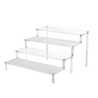 壓克力展示架 40cm 4層, 透明色, 1個