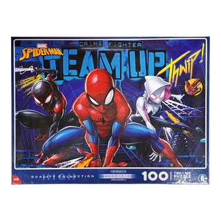 Disney 迪士尼 拼圖 台灣現貨迪士尼拼圖 二合一幼兒童拼圖 寶寶益智玩具蜘蛛人2011s, 1盒