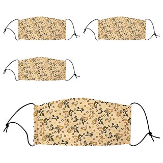 disney 迪士尼 迪士尼布口罩 小, 繽紛奇奇蒂蒂, 4片, 1包