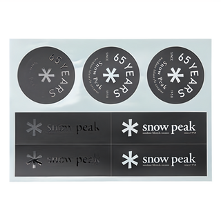 snow peak 雪諾必克 65週年紀念貼紙, NV-065, 1組