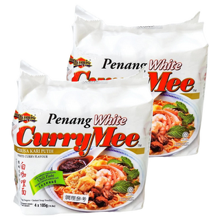 Ibumie 益福 檳城白咖哩湯麵 經濟包 麵條Q彈有勁 辛香料獨特 風味自然美味, 8包