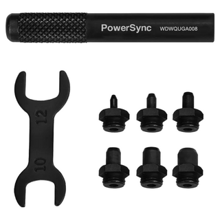 PowerSync 包爾星克 敲擊式皮革打孔器8件組 WDWQUGA008, 1個