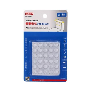 SJIAYP 矽膠防撞貼 30個, 透明, 1組