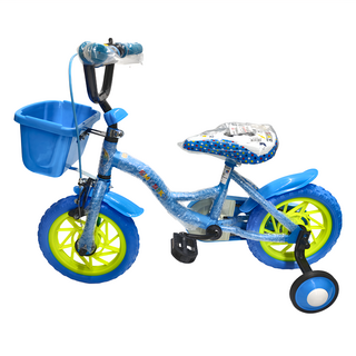 小飛俠兒童腳踏車 + 前籃 7.5kg, 水藍色, 84cm, 1個