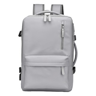 Sayaka 紗彌佳 可擴充型休閒通勤兩用旅行登機包/行李袋, 灰色, 1個