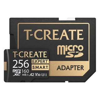 TEAMGROUP 十銓 T-CREATE EXPERT 256GB Micro SDXC 記憶卡 含轉卡, 1個