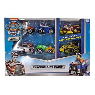 SPIN MASTER 汪汪隊立大功 經典玩具車造型6入禮盒組 TRUE METAL, 救援合金車, 1組, 594g