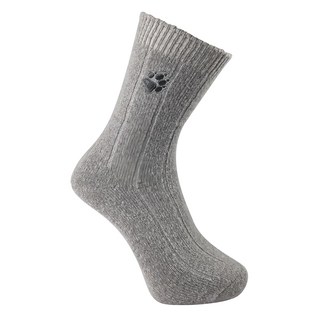 PORABELLA 男女羊毛保暖襪，85%棉 12%錦綸 3%氨綸, 深灰, 39~43cm