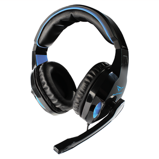 ALCATROZ 冰風豹 立體聲電競耳麥 ALPHA MG300 黑藍色 附Y型轉接線