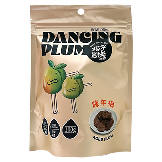 梅子夢工廠 梅子跳舞系列 陳年梅, 100g, 1包