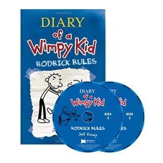 JY books DIARY of a Wimpy Kid 2 : Rodrick Rules (Paperback + CD 2張)(美國版), 平裝書