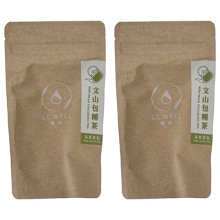 GC WELL 幾好 文山包種茶，100%臺灣茶，原葉茶包, 3g, 7包, 2袋