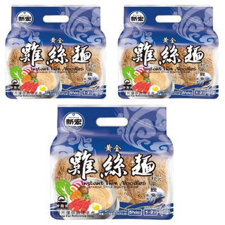 新宏 黃金雞絲麵 日式和風鰹魚風味, 335g, 3袋