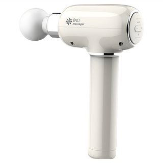 iNO care 震動按摩槍, 迷你便攜, 5段變速, 附5款按摩頭, model 5, 白色