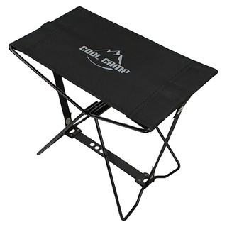CoolCamp 黑色折疊凳 冰箱腳架 30cm 620g, 黑色, 1個