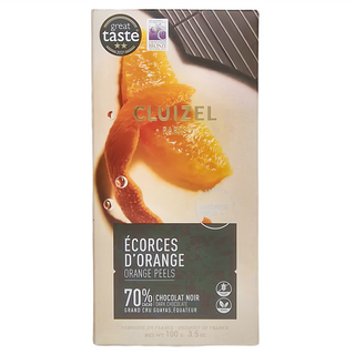 MICHEL CLUIZEL 柯茲 70%橙條黑巧克力片 (含葡萄糖) 100g, 1盒