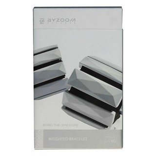 BYZOOM FITNESS 重量手環 0.5kg, 70.8 x 335mm, 白色, 1組
