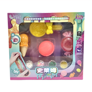 史萊姆DIY創意組, 多變造型激發創意, 甜點派對, 1盒, 230g