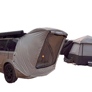 IDOOGEN Idouzen Mobility BASIC Shelter Docking Stealth Trunk Cartent Urethane Type Extension Wall Package M, 暖灰色, 2人, 1個
