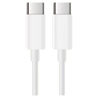 FUGU BEAUTY USB-C to C 高速充電線, 2m, 適用於Type-C電話設備機種, 5V/2A Max, 白色, 1條