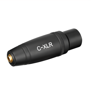 Saramonic 楓笛 C-XLR 3.5mm TRS轉3-Pin 標準XLR公頭, 1個