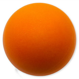 Ohbabylaugh 無線條靜音3號球 輕拍高彈 泡沫材質減震降噪 真空壓縮包裝 - 小18公分, 1顆, 橘色