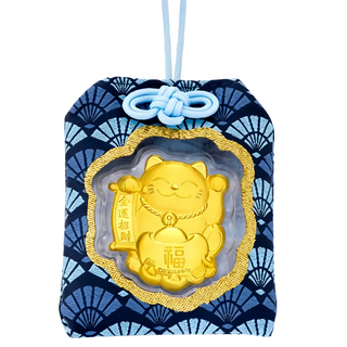 貓御守, 藍色, 1個