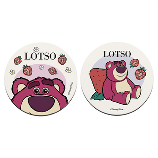 收納王妃 硬式珪藻土杯墊 圓, 簡約熊抱哥 多色, 1個