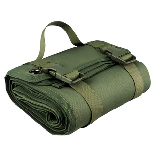 FAD 軍事風前庭墊 900D尼龍布材質 卡其色/黑色/迷彩/廢墟迷彩, 軍綠, 200 x 80cm