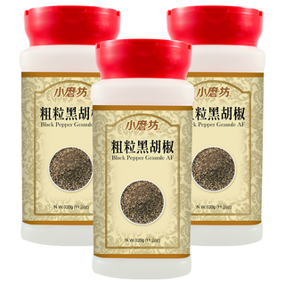 小磨坊 粗黑胡椒, 320g, 3瓶