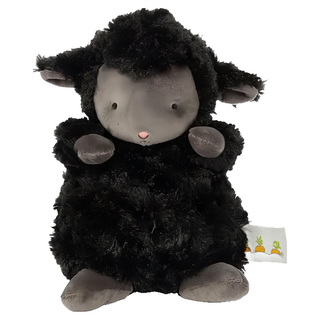 Bunnies by the Bay 海灣兔 萌萌羊 玩偶, 黑色, 1個, 25cm