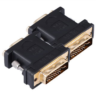 UniSync VGA轉DVI高畫質影像轉接頭, 優質塑料, 高解析度, 穩定訊號傳輸, 單一商品, 2個