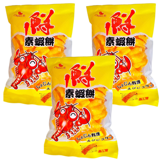 Chiao-E 巧益 素蝦餅, 90g, 3包